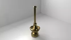 Alat Merenjis or Tepung Tawar 3D model