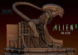 Alien 3 Dog alien 3D model
