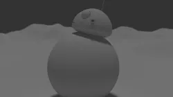 Android bb8 robot  3D model