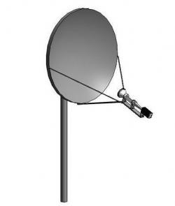 Antena Parabólica - Antena Modelo 3D $30 - .3ds .fbx .blend