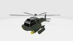 Apache Helicopter 3D model