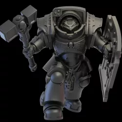 Assault Deathwing Knights of the Crimson Order Hammer Variant