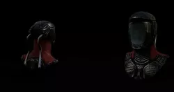 Basic Sci-fi Head  Low-poly 3D model