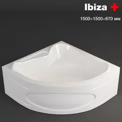 Bath angular Ibiza 3D model