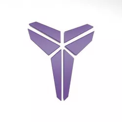 Black Mamba Logo v1 001 Low-poly 3D model