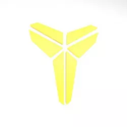 Black Mamba Logo v1 002 Low-poly 3D model
