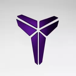 Black Mamba Logo v1 004 Low-poly 3D model
