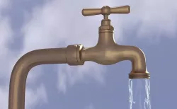 Brass Tap Low-poly 3D model