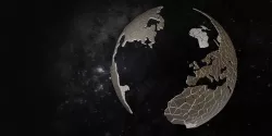 Broken earth 3D model