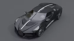 Bugatti La Voiture Noire - old 3D model