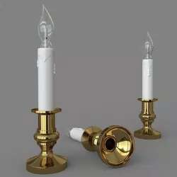 candle 3D model