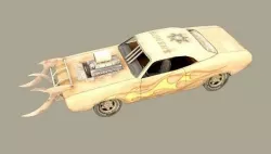 car fire 3D model