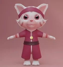 Cartoon Cat 3D model