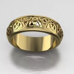 Celtic knot ring 3D print  3D model