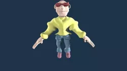 Character Model3d Game Low-poly 3D model