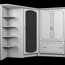 Corner cupboard 3D model