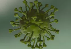 Coronavirus 3d model with animation 3D model