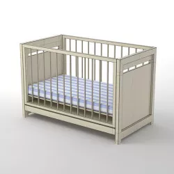 Crib Model 3D model