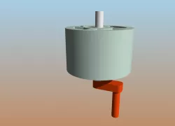 Cycloid gearbox ratio 1:8.5 million