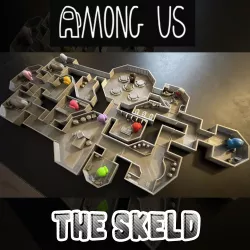Diorama The Skeld - Among Us Map