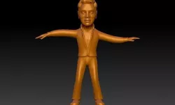 Elvis Dancers 3d model 3D model