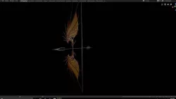 fantasy dark bow 3D model