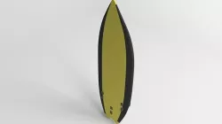 Fish Surfboard 3D model