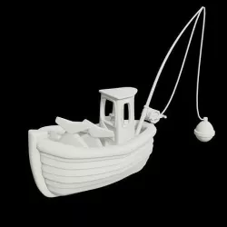 Fishing Boat 3D model