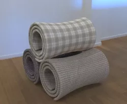 Folded Blanket Low-poly 3D model