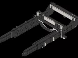 Frame for crane bracket