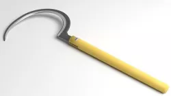 Garden Moon Sickle 3D model