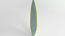 Gun Surfboard 3D model