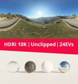HDRi Mountains and Panorama Texture