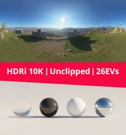 HDRi Mountains and Panorama Texture