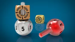 Hexagonal Gyro Dice