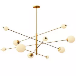 Huge Sculptural Orbital Chandelier 3D model