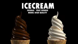 Ice Cream Cone 3D Model 3D model