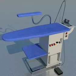 Industrial ironing table 3D model