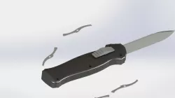 "INFIDEL" OTF Switchblade knife