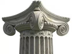 Ionic Column 3D model