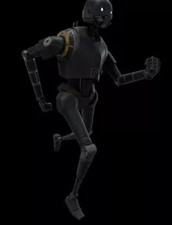 K2SO from Rogue one Low-poly 3D model