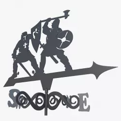 Knight Weather Vane 3D model