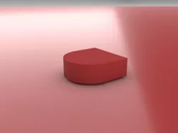 LEGO Half Circle Round Tile - 1X1