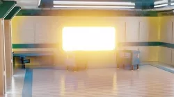 Low Poly Sci Fi Apartment Low-poly 3D model