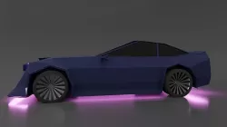 LowPoly car Low-poly 3D model
