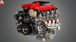 LSA Engine - V8 Supercharged Engine 3D model