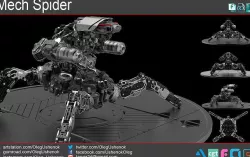 Mech Spider 3D model
