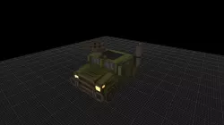 Military vehicle 3D model