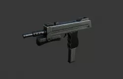 Milkor BXP - Weapon  Low-poly 3D model