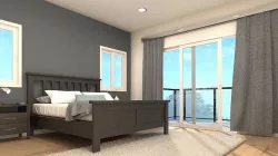 Modern Bedroom  Low-poly 3D model